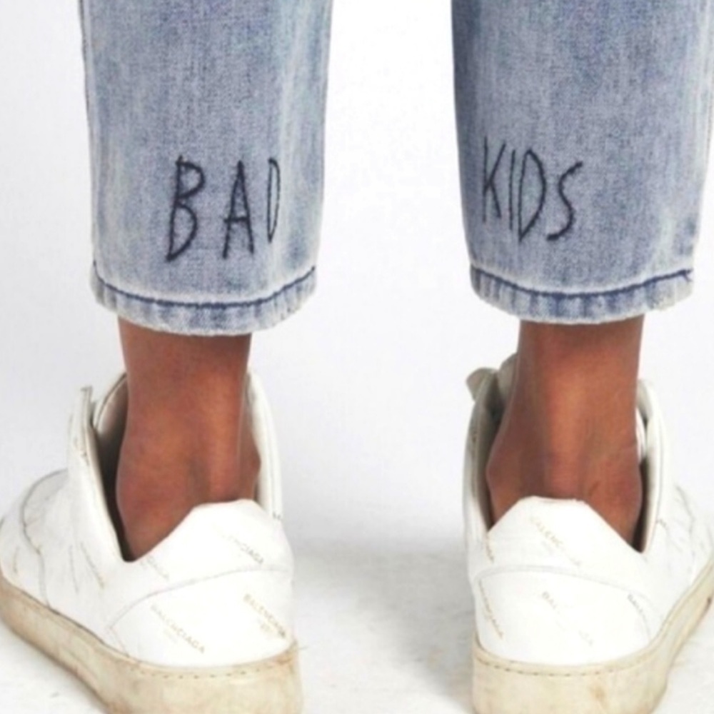 One x One Teaspoon "Bad Kids" High Waist Awesome Baggies Stonewashed Jeans